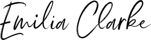 emilia clarke signature